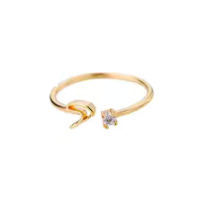 Anello regolabile con iniziale